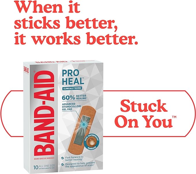 Brand Pro Heal Adhesive Bandages | Band-Aid® | 10 Count