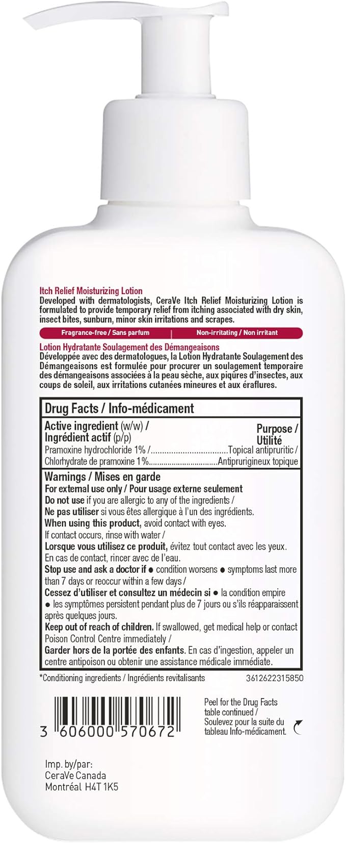 Itch Relief Moisturizing Lotion | CeraVe® | 237 mL