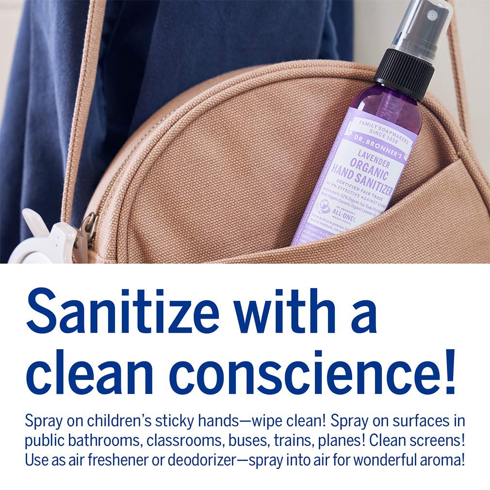 Organic Hand Sanitizer by Dr. Bronner’s® – Clean & Natural Hand Hygiene | 59 mL