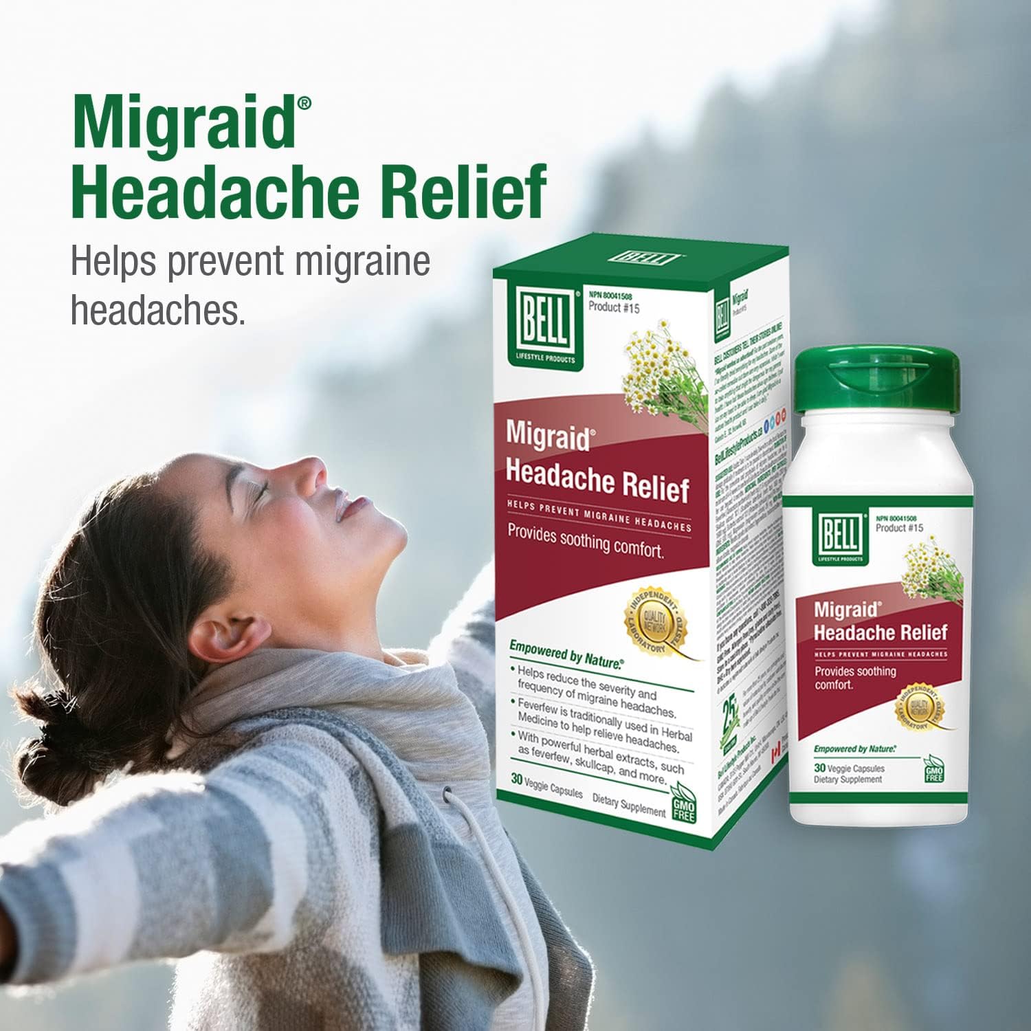 Migraid® Headache Relief | Bell® | 30 Capsules