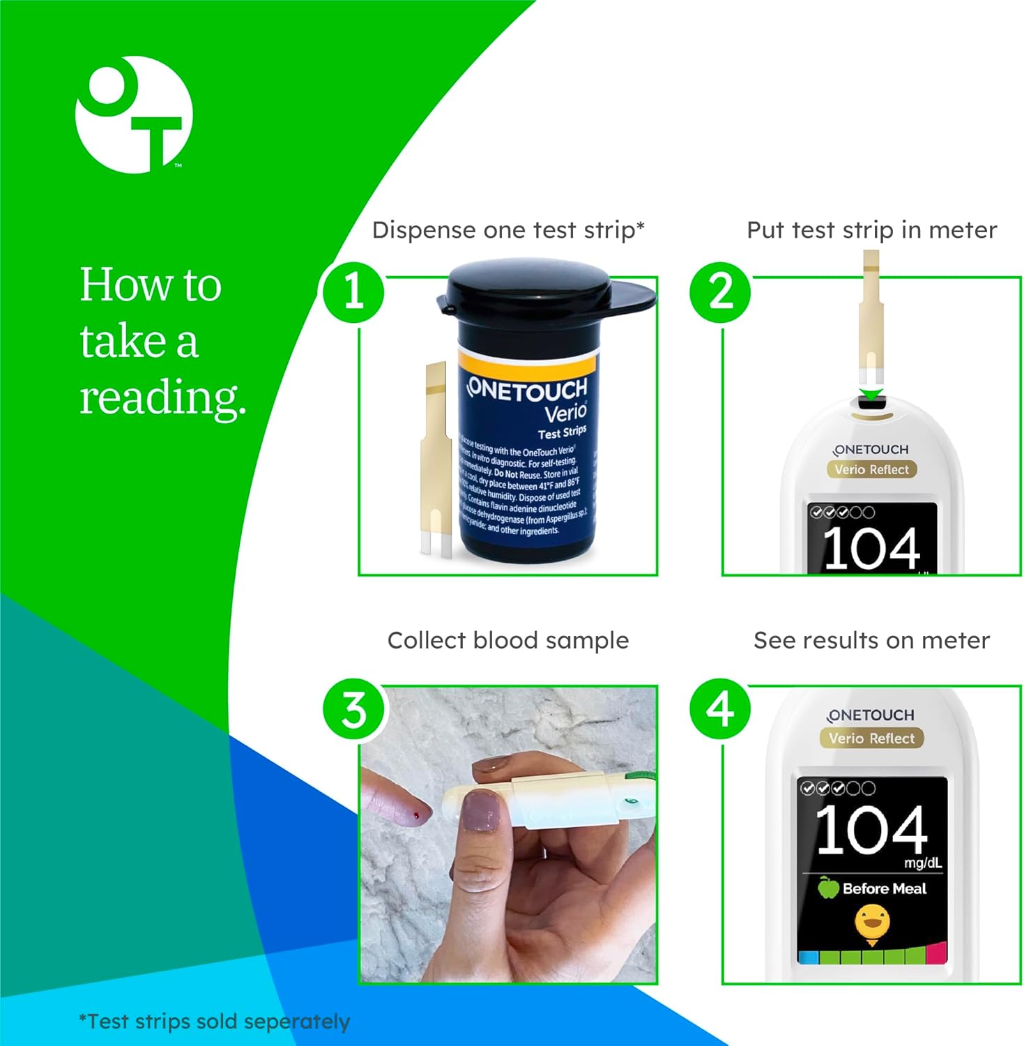 Verio Reflect® Meter | OneTouch® | 1 Unit Device
