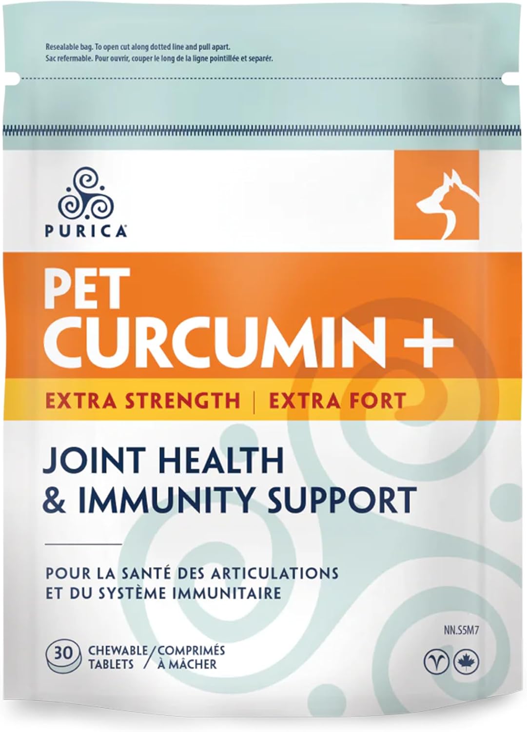 Pet Curcumin + | Purica® | 30 OR 60 Chewable Tablets