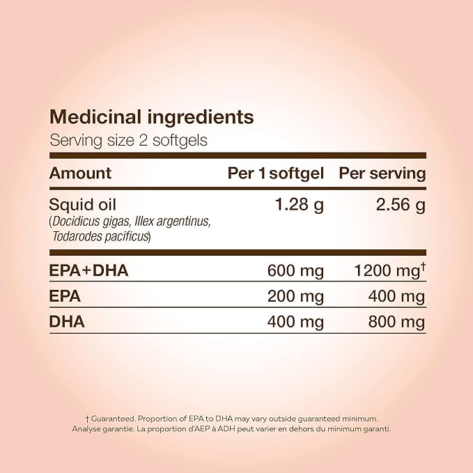 Omega-3 DHA Liquid Gels High DHA | NutraSea® DHA™ | 60 Softgels