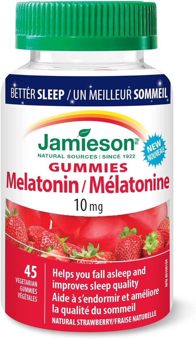 Melatonin Gummies 10 mg | Jamieson™ | 45 Gummies