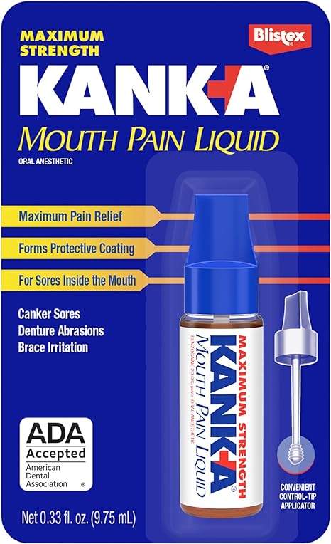 Mouth Pain Liquid | Kank-A® | 0.33 fl. oz. (9.75 mL)