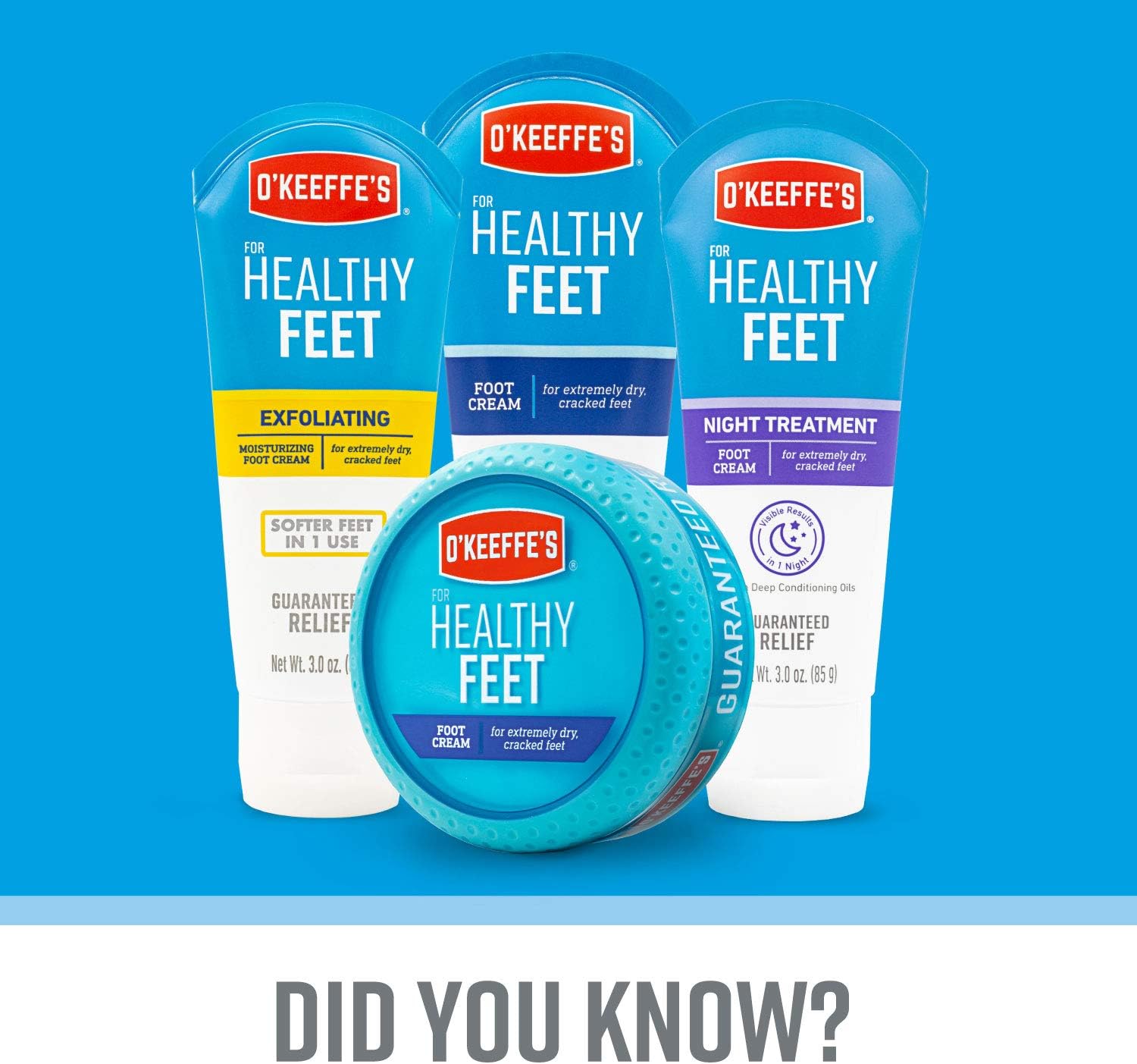 Healthy Feet | O'Keeffe's® | 3.2 oz / 90.7 g Jar (Pack of 1)