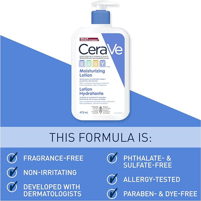 Baby Moisturizing Lotion | Cerave® | 237 or 473 mL