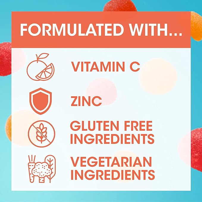 Orange, Raspberry & Tangerine | Emergen-C® | 45 Gummies