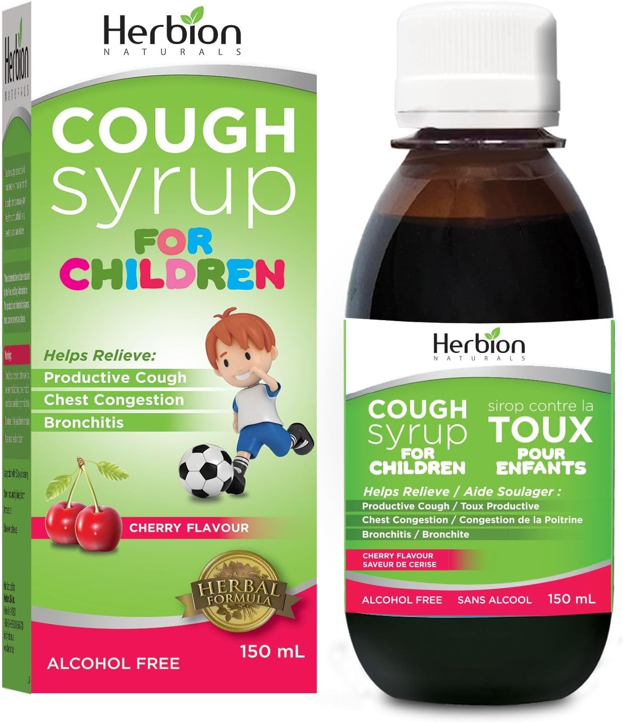 Children Cough Syrup | Herbion Naturals | 150 mL (5 FL Oz)