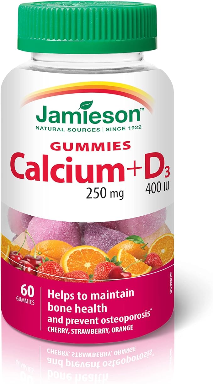 Calcium + Vitamin D3 | Jamieson™ | 60 Gummies
