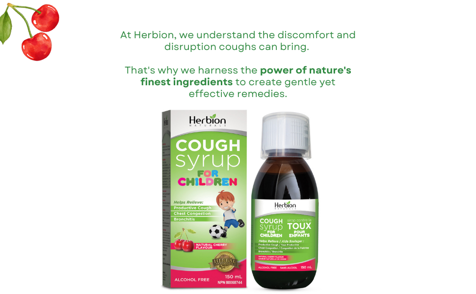 Children Cough Syrup | Herbion Naturals | 150 mL (5 FL Oz)