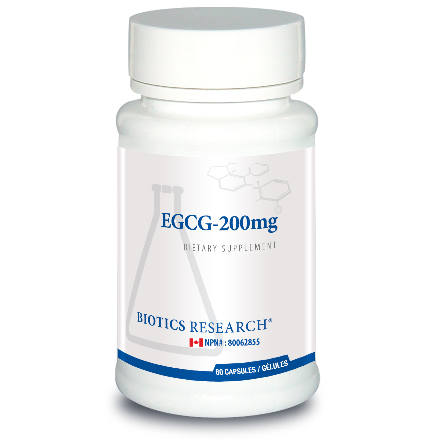 EGCG-200 mg | Biotics Research® | 60 Capsules