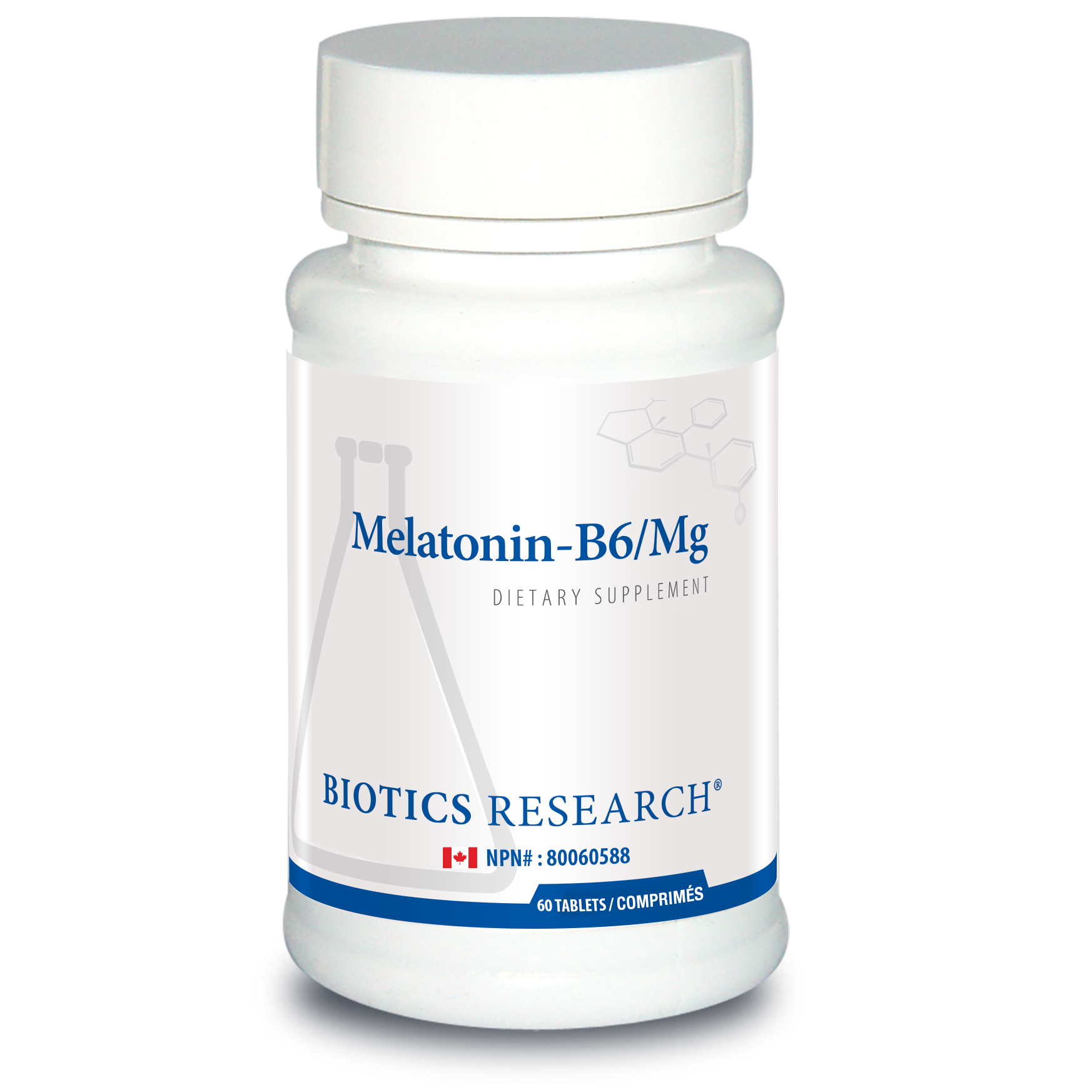 Melatonin-B6/Mg | Biotics Research® | 60 Tablets
