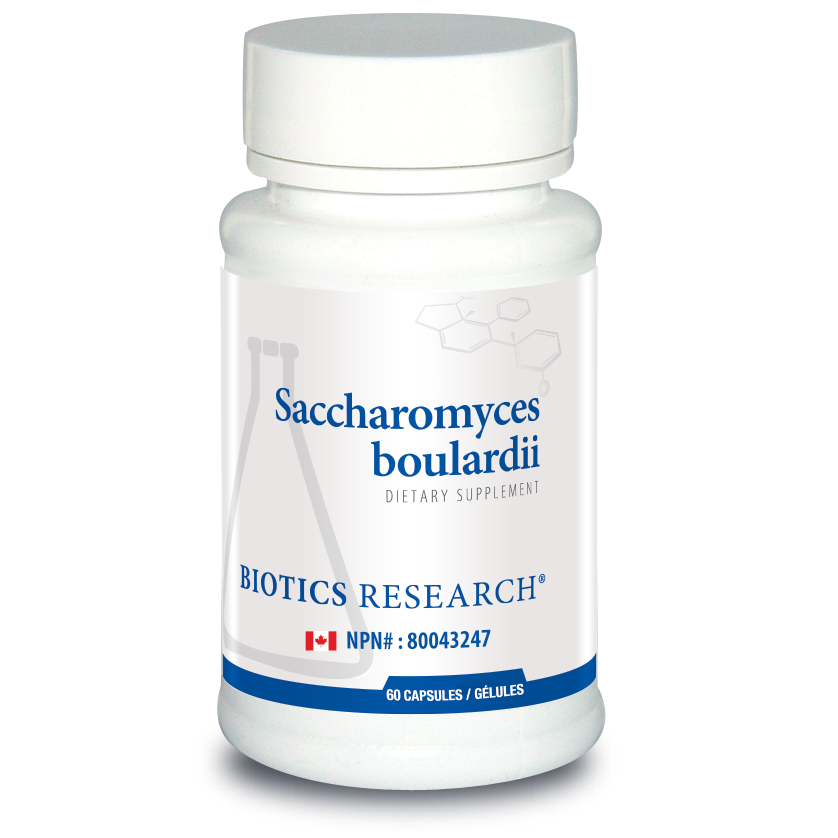 Saccharomyces boulardii | Biotics Research® | 60 Capsules
