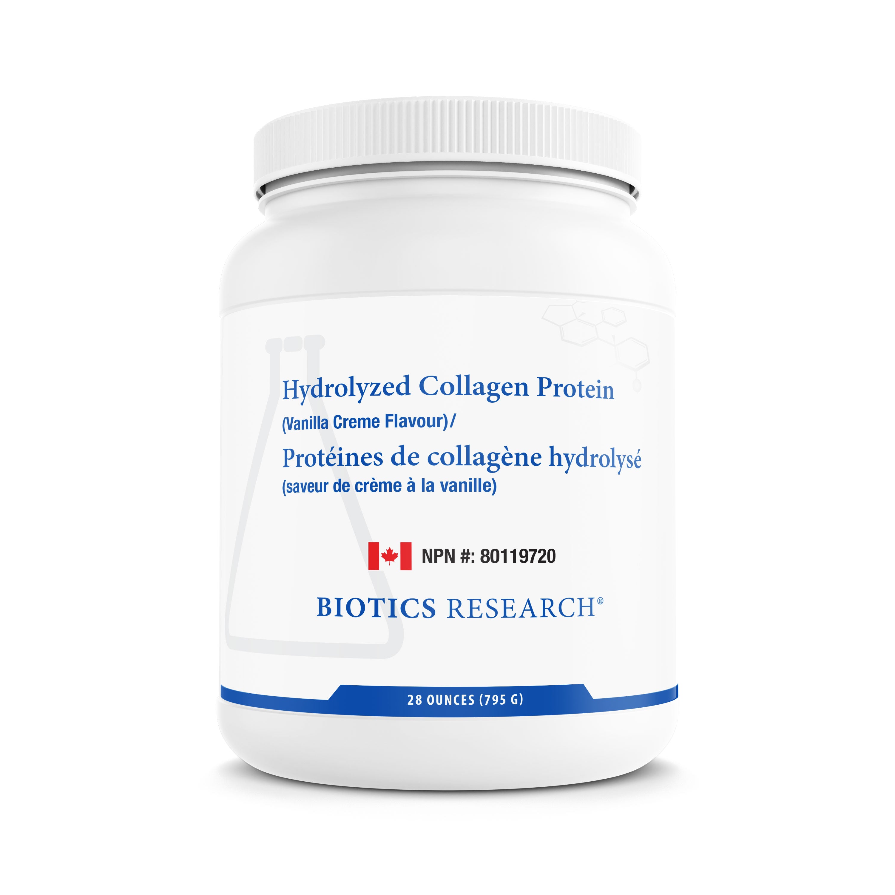 Hydrolyzed Collagen Protein | Biotics Research® | 795g/28 Oz Powder