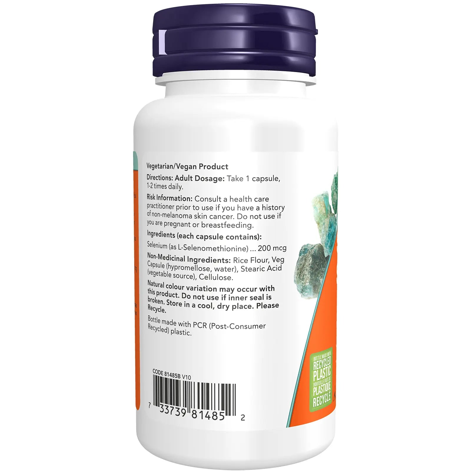 Selenium 200 mcg | NOW® | 90 OR 180 Veg Capsules