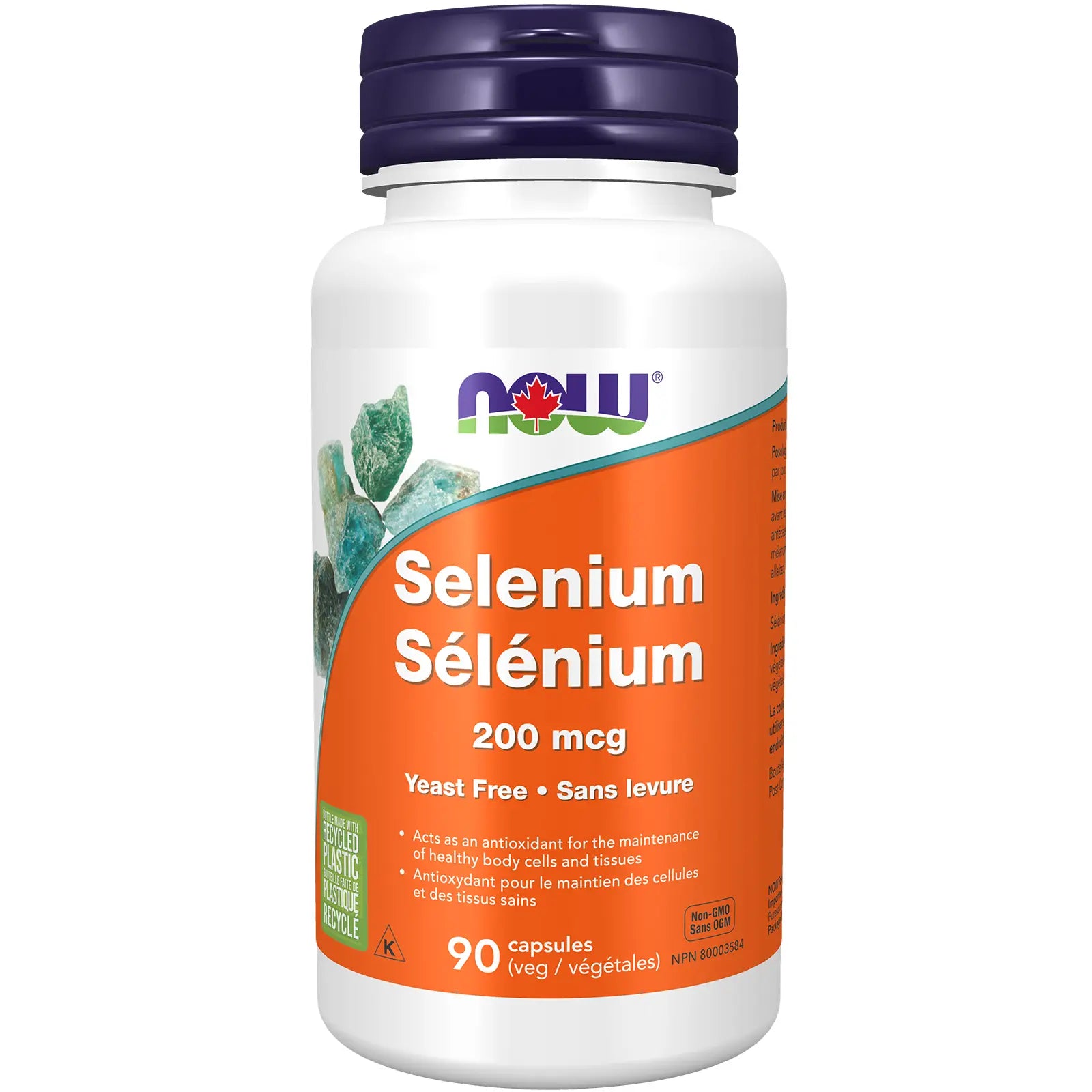 Selenium 200 mcg | NOW® | 90 OR 180 Veg Capsules
