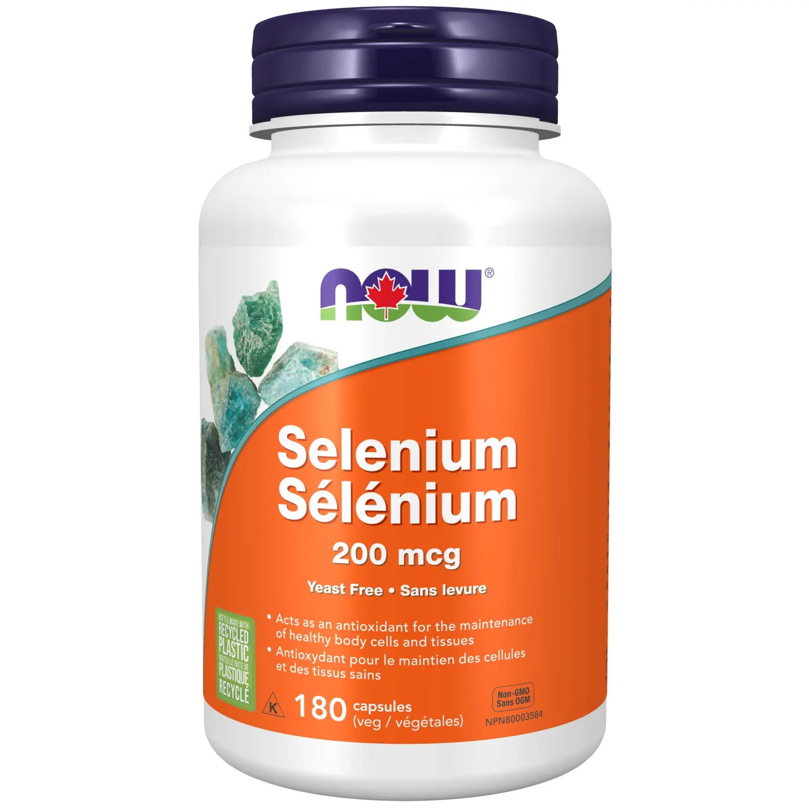 Selenium 200 mcg | NOW® | 90 OR 180 Veg Capsules