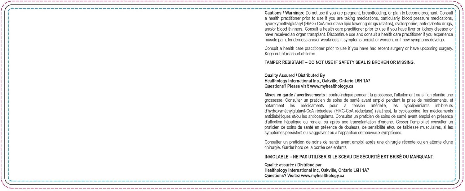 Cholesto-less | Healthology™ | 60 Softgels