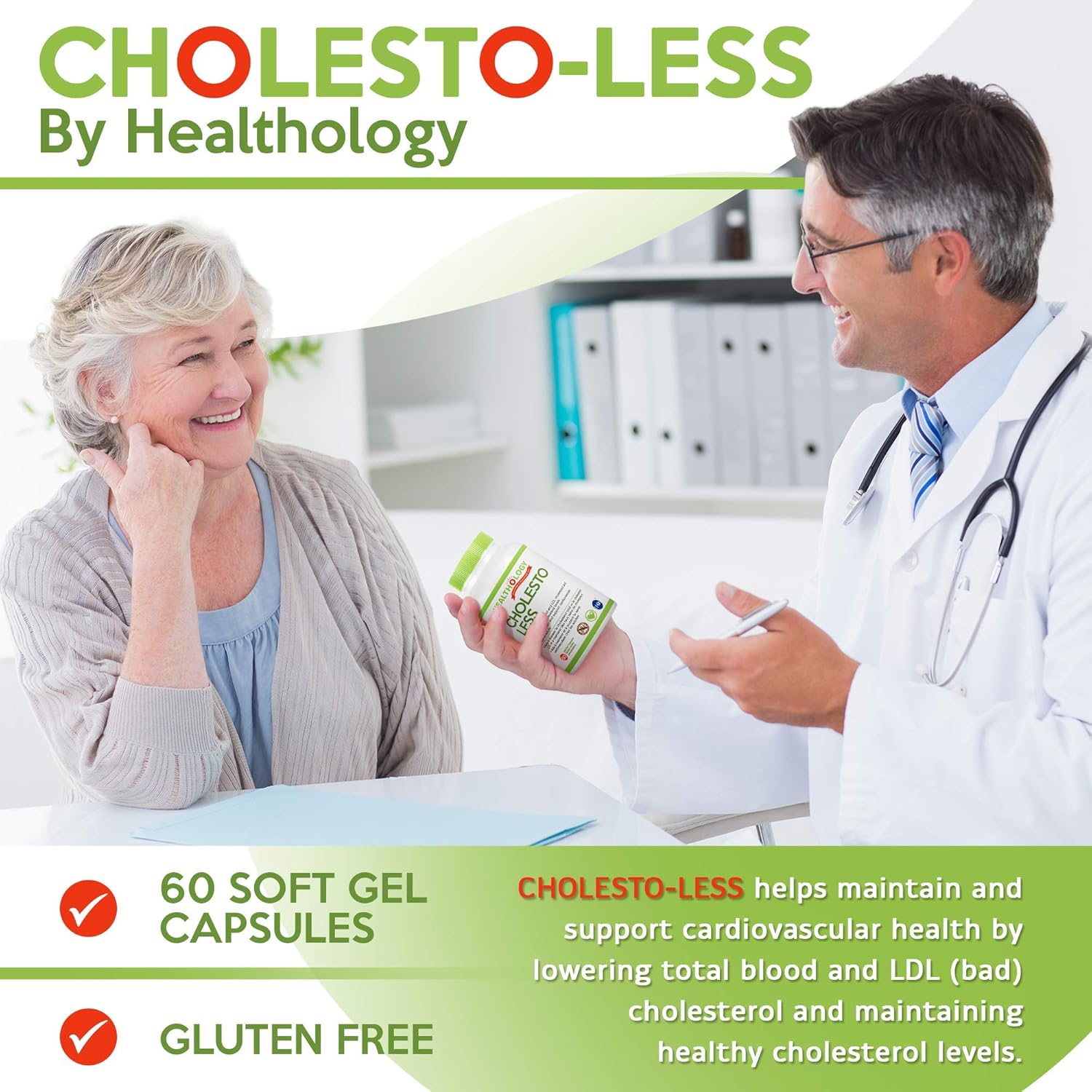 Cholesto-less | Healthology™ | 60 Softgels