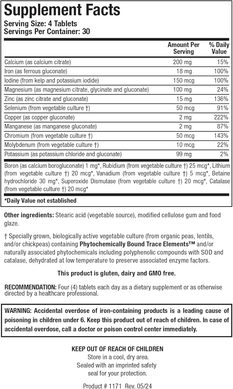 Multi-Mins | Biotics Research® | 120 or 360 Tablets