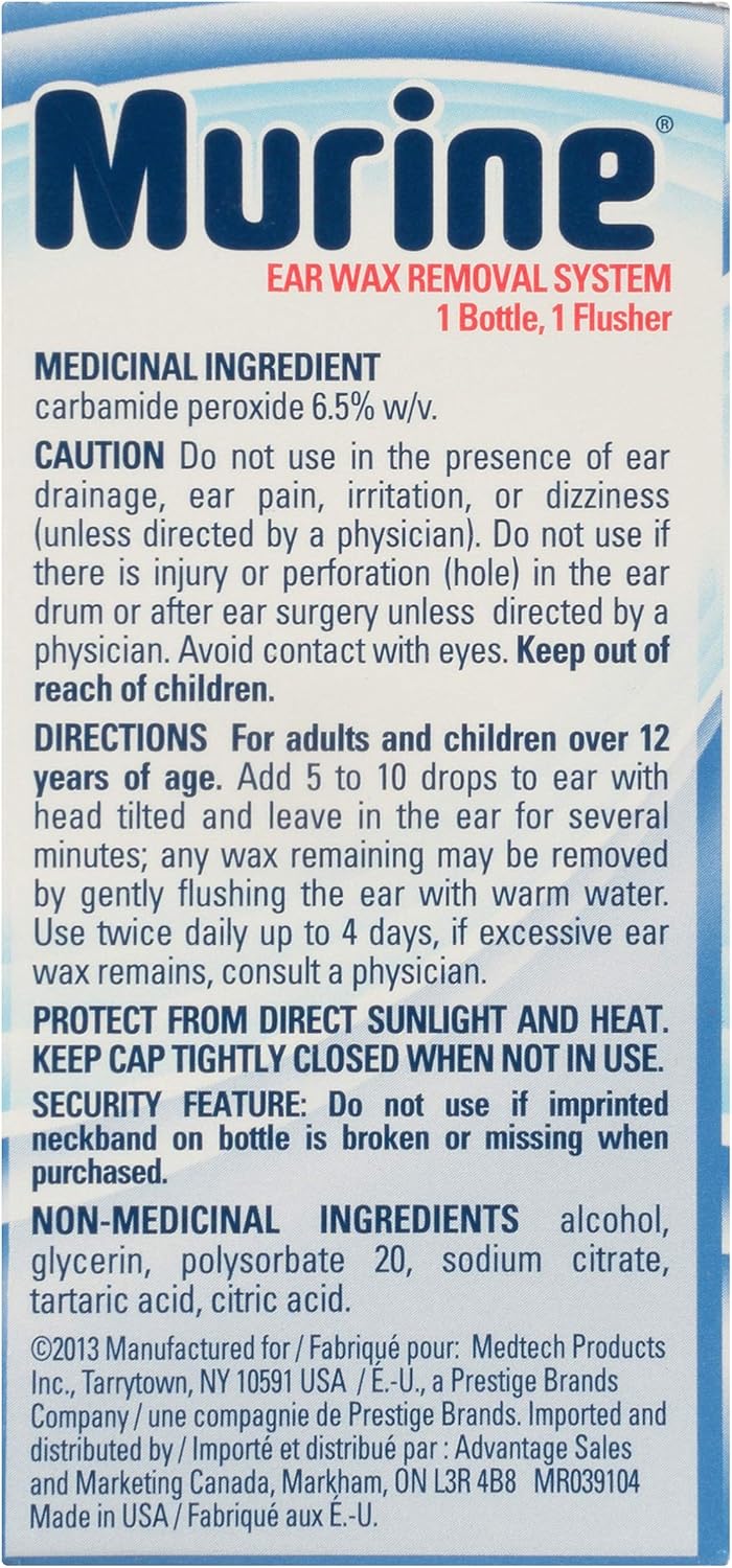 Ear Wax Removal System | Murine® | 15 mL