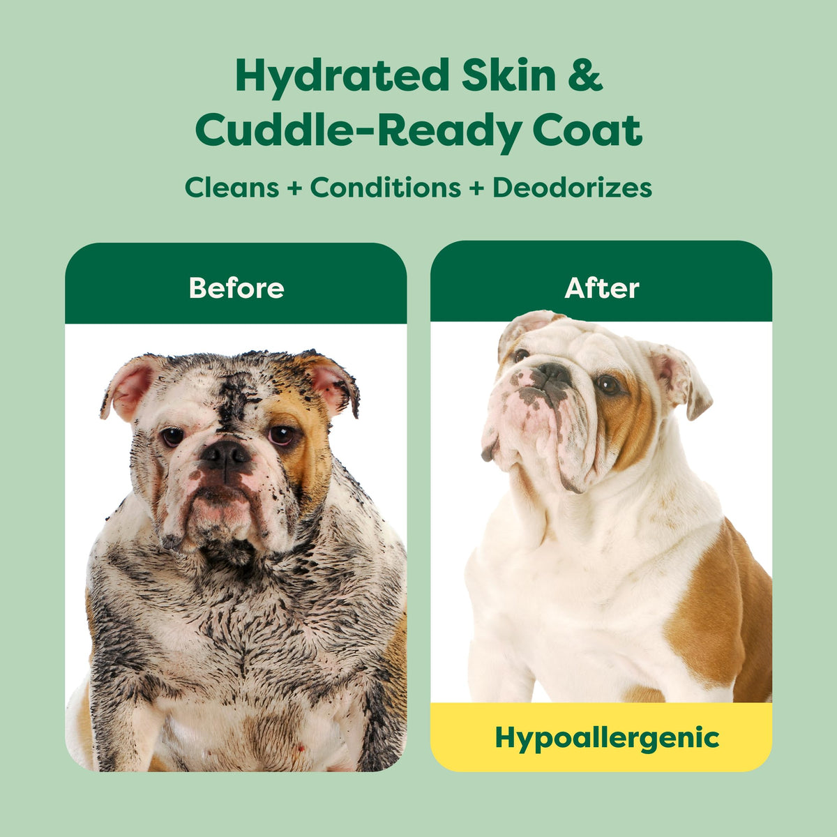 Earth Rated (A Canadian Company), 3-in-1 Soothing Dog Shampoo and Conditioner, Deodorizing Oatmeal Shampoos for Dogs and Puppies, Great for Smelly Pets, White Tea and Basil Scent, 473 ml š All In One Marketplace Canada