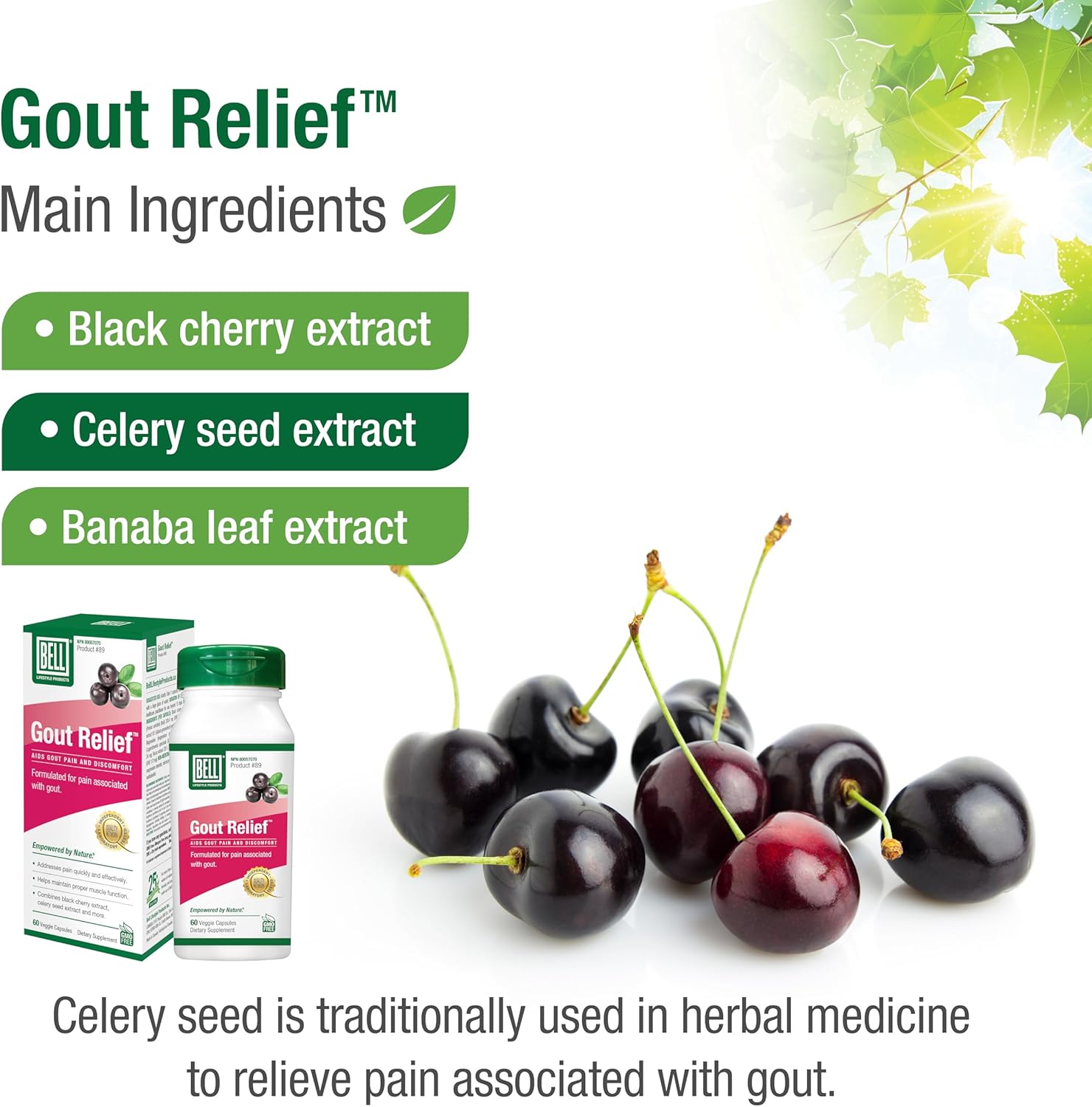 Gout Relief® | Bell® | 60 Capsules