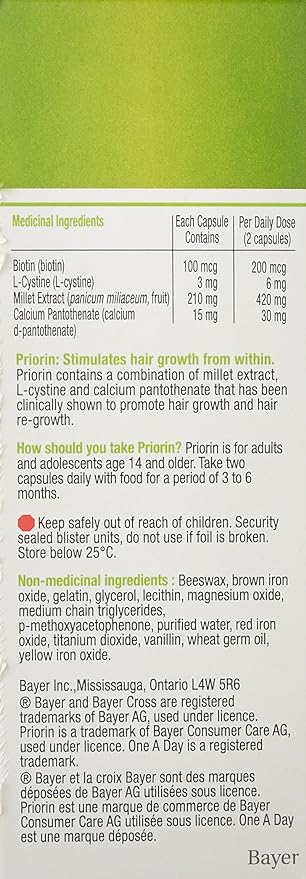 Priorin®N Capsules | Bayer | 60 Capsules
