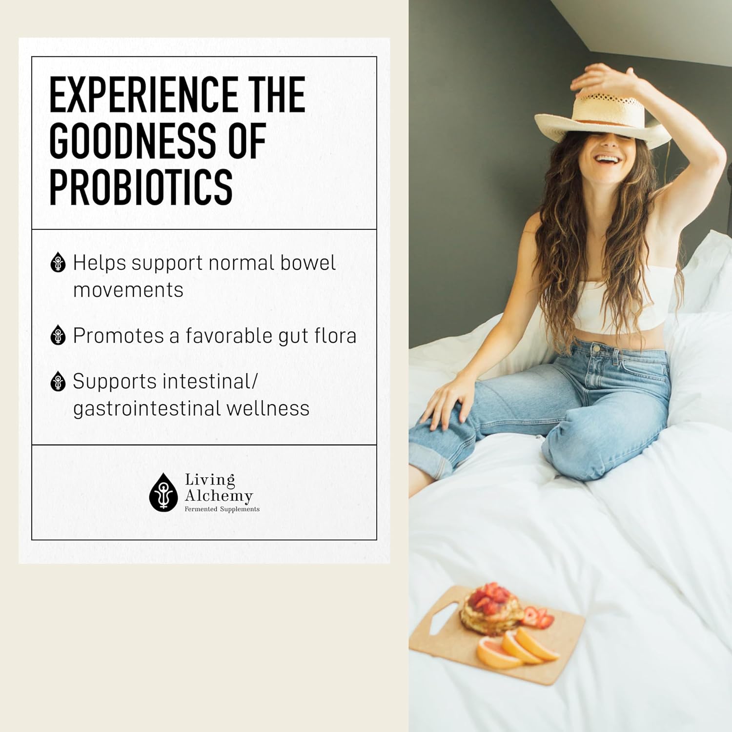 Your Flora Probiotics Man by Living Alchemy® – Gut, Prostate & Urinary Support | 60 Vegan Capsules