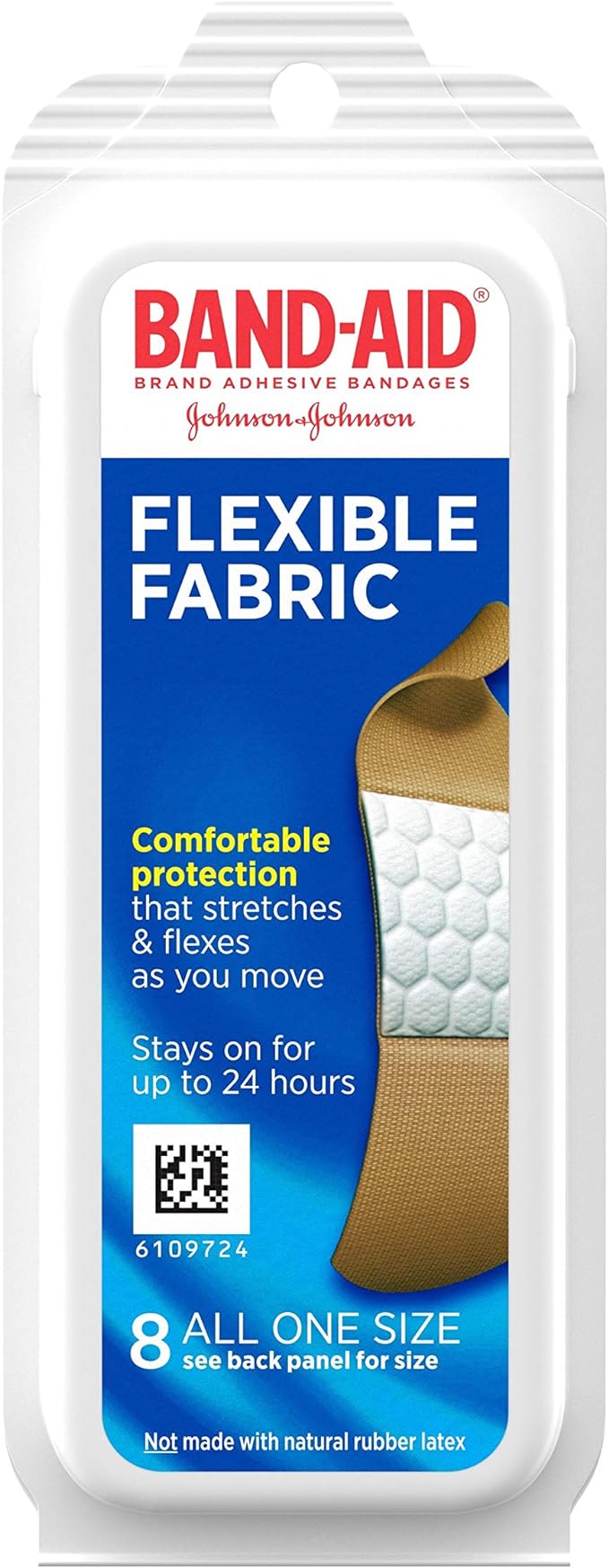 Flexible Fabric Bandages Travel Pack | Band-Aid® | 8 Count