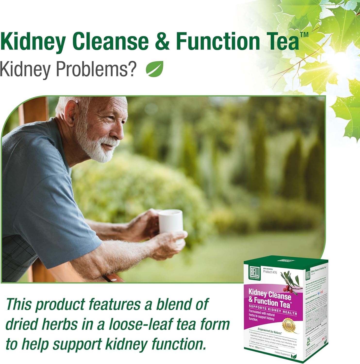 Kidney Cleanse & Function Tea™ | Bell® | 120 gr