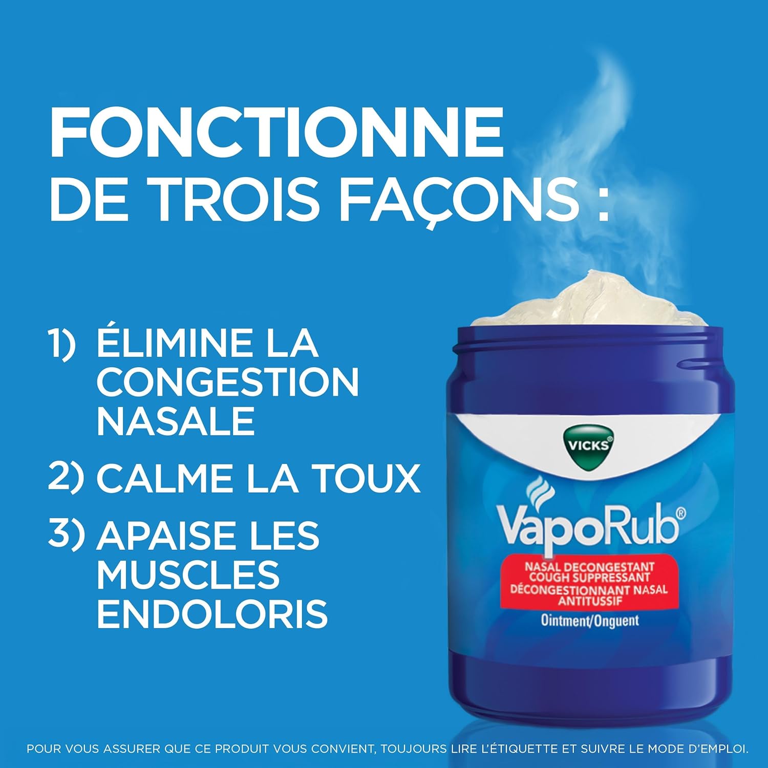 Vaporub Ointment | Vicks | 57, 115 or 190 mL