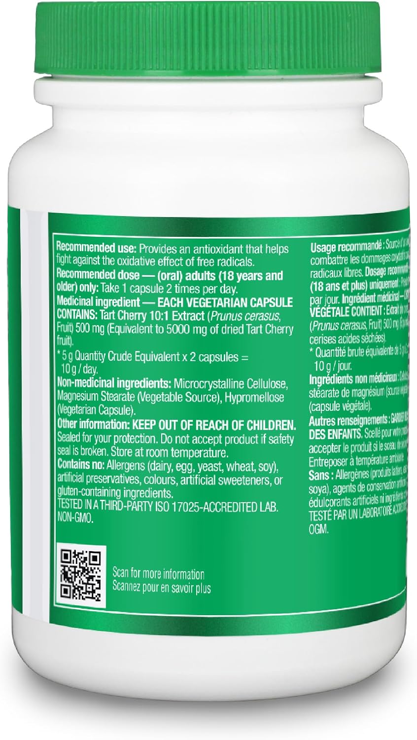 Tart Cherry | Organika® | 120 Capsules