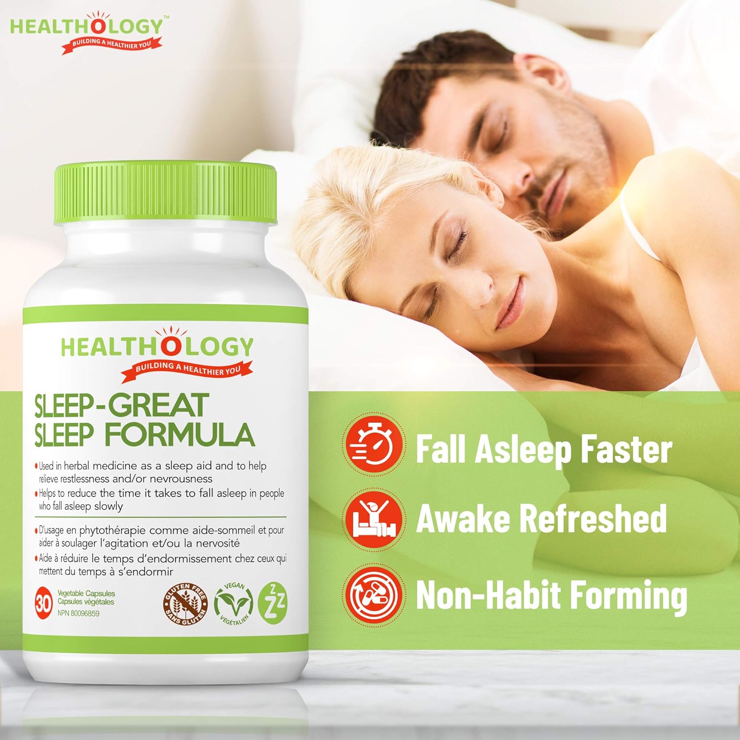 Sleep Great | Healthology™ | 30 or 60 Capsules