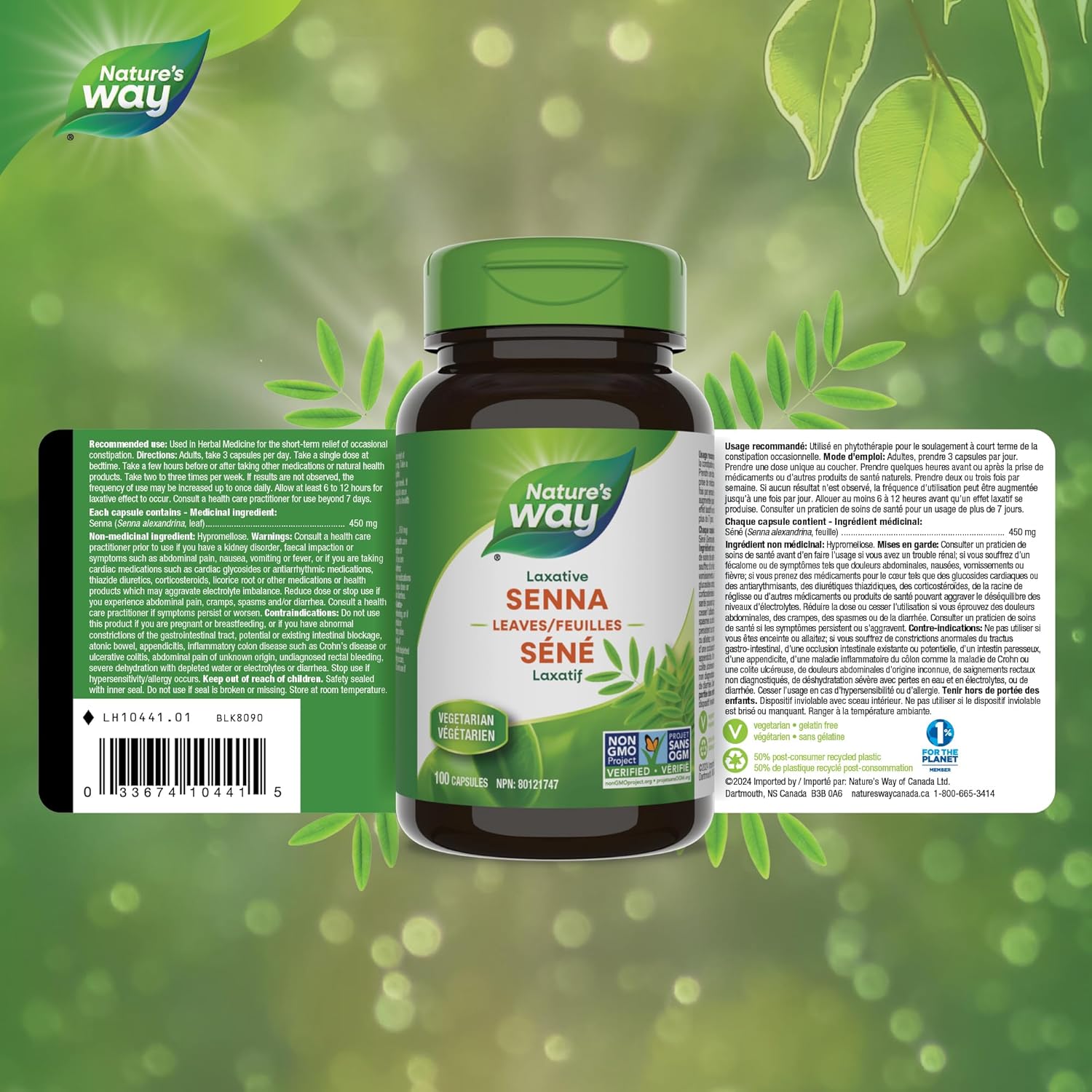 Senna Leaves | Nature's Way® | 100 Capsules