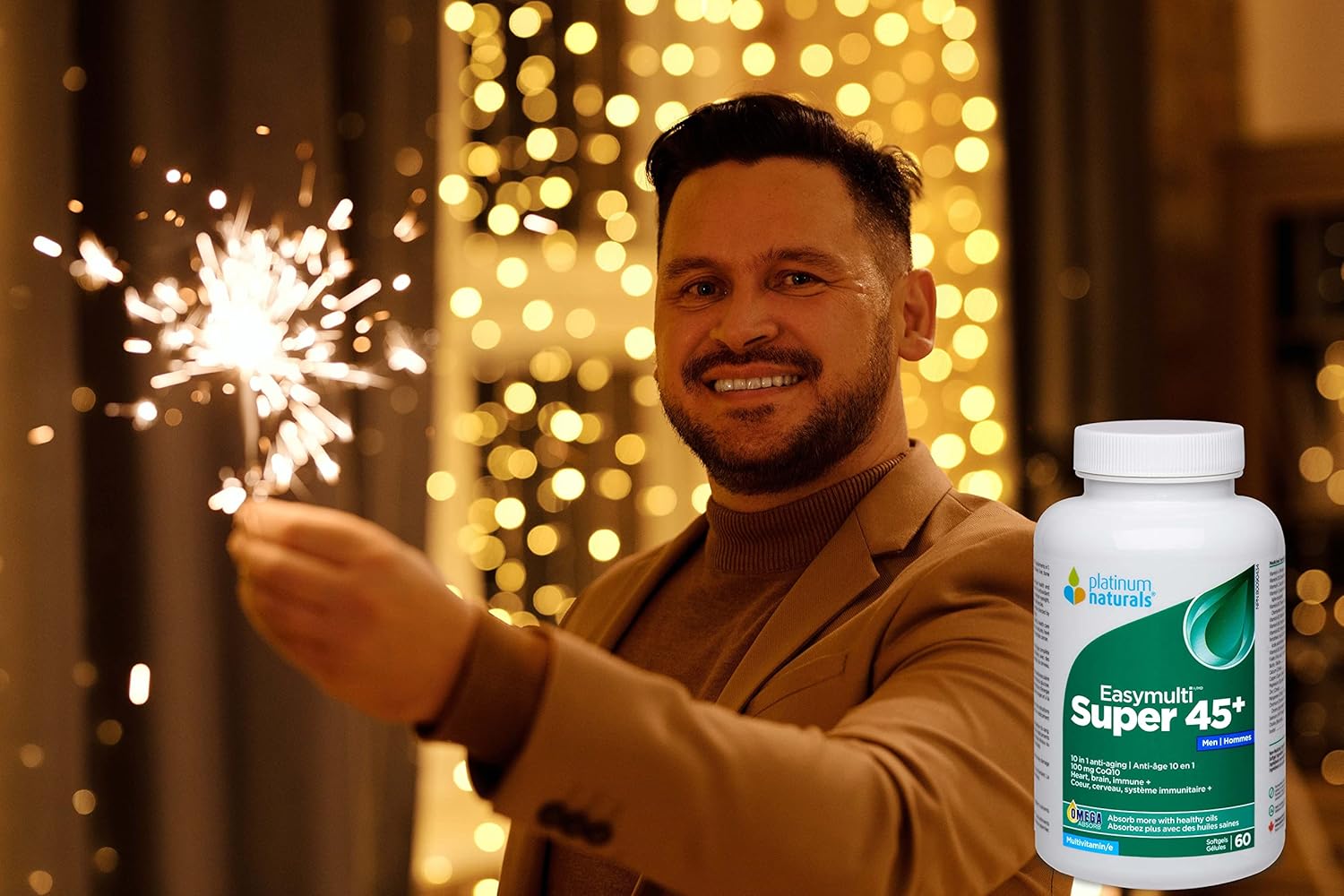 Super Easymulti 45+ for Men | Platinum Naturals® | 60 or 120 Softgels
