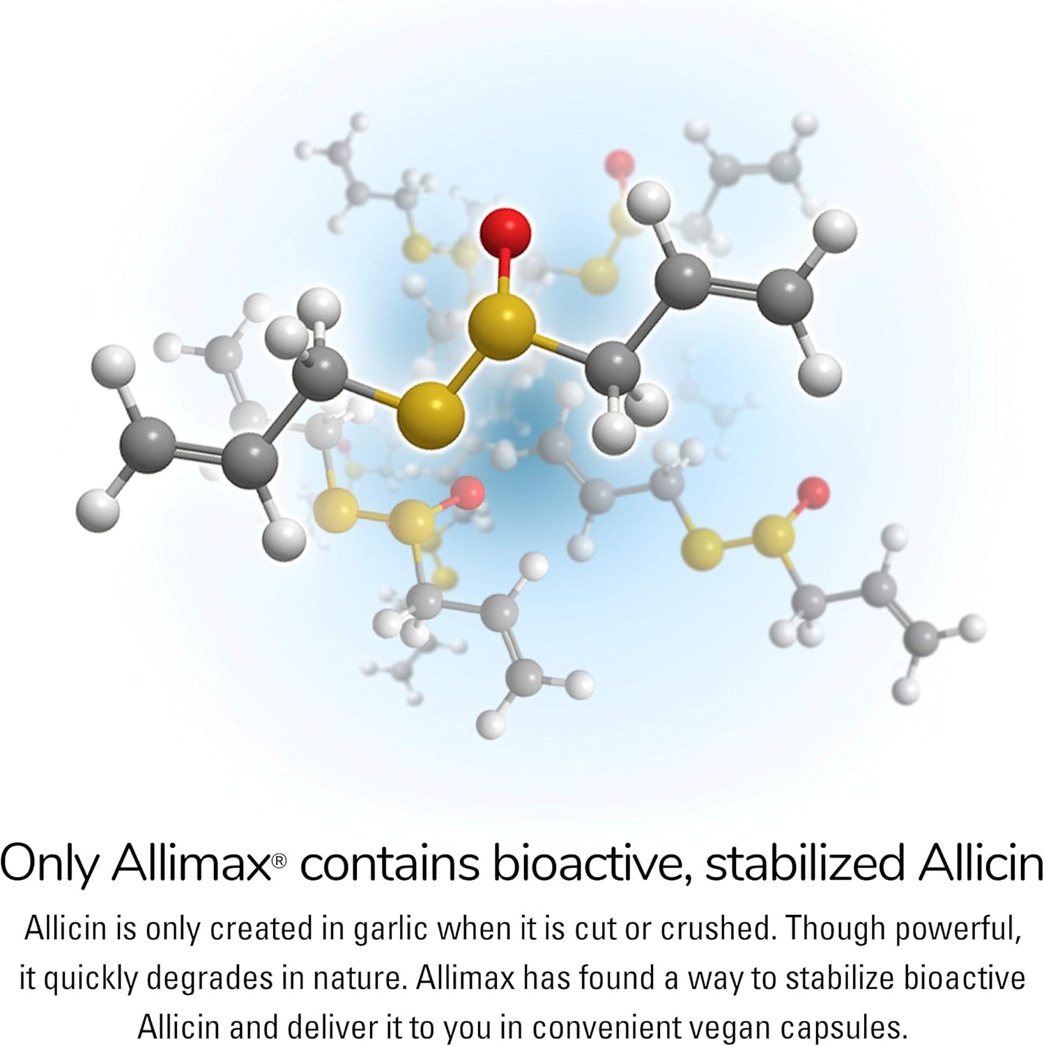Allicin Capsules- 450mg | Allimax® Pro | 100 Vegan Capsules