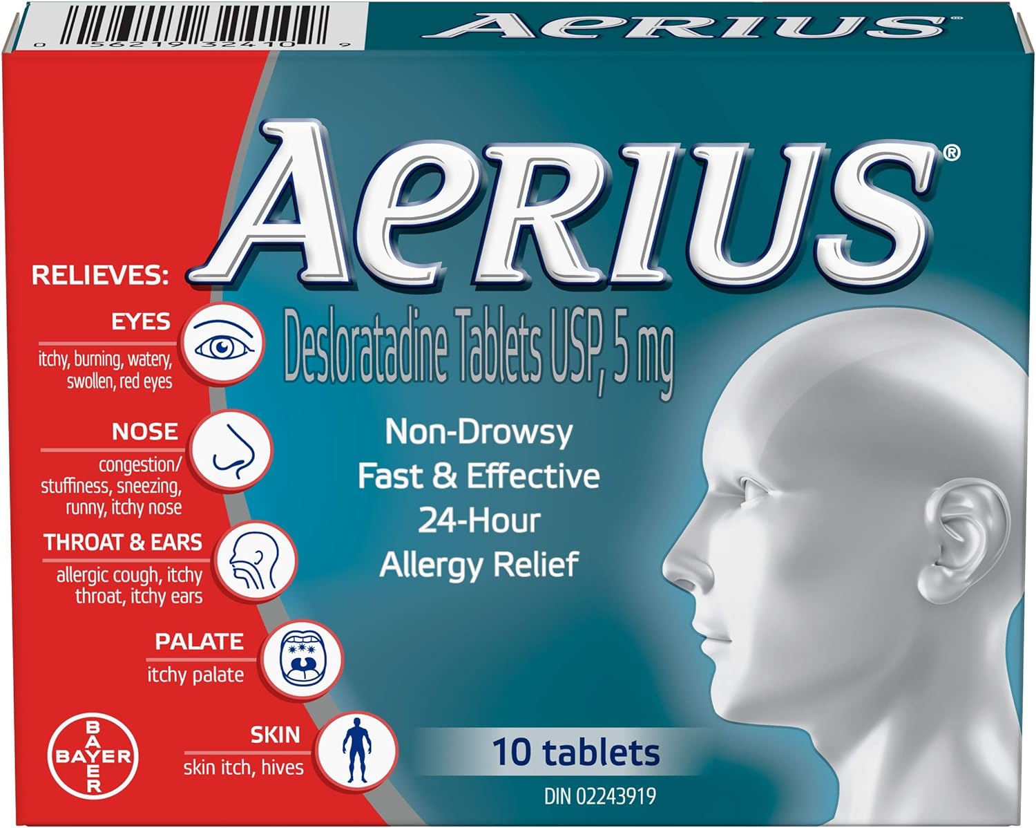Aerius Allergy 5mg | AERIUS® | Different Size