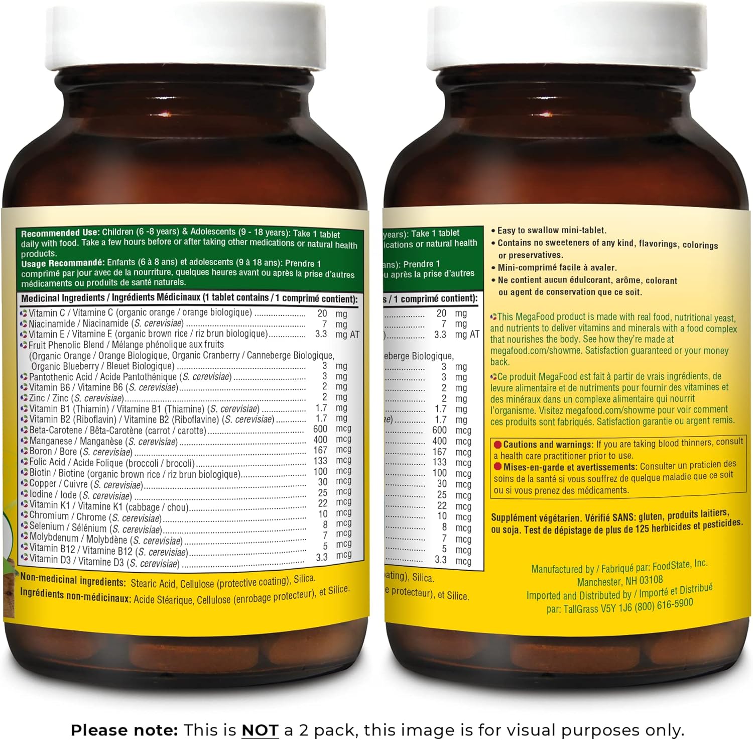 Kid's One Daily | MegaFood® | 60 Tablets