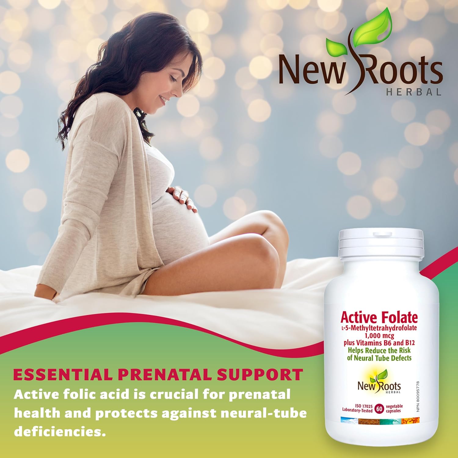 Active Folate | New Roots HERBAL® | 60 Vegetable Capsule