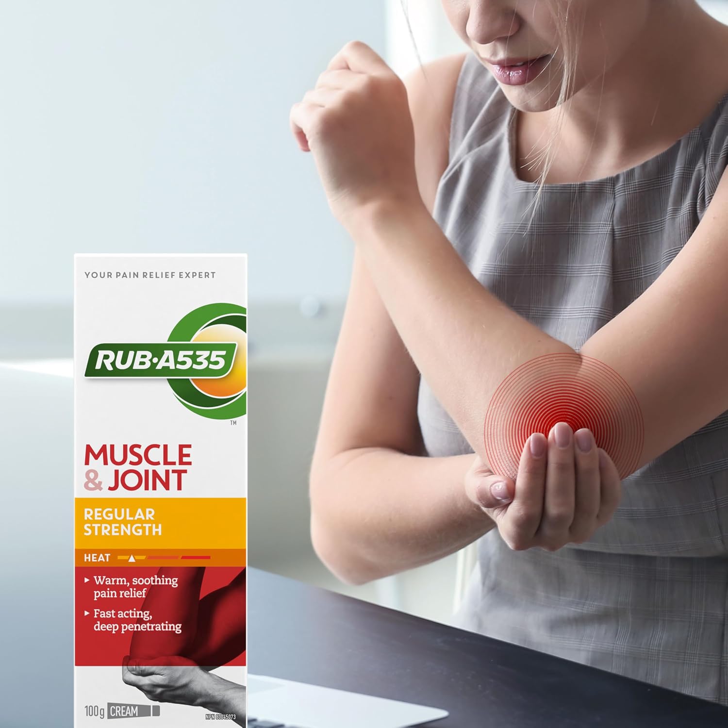 Muscle & Joint Regular Strength Heat Cream | RUB•A535| 50 or 100 g