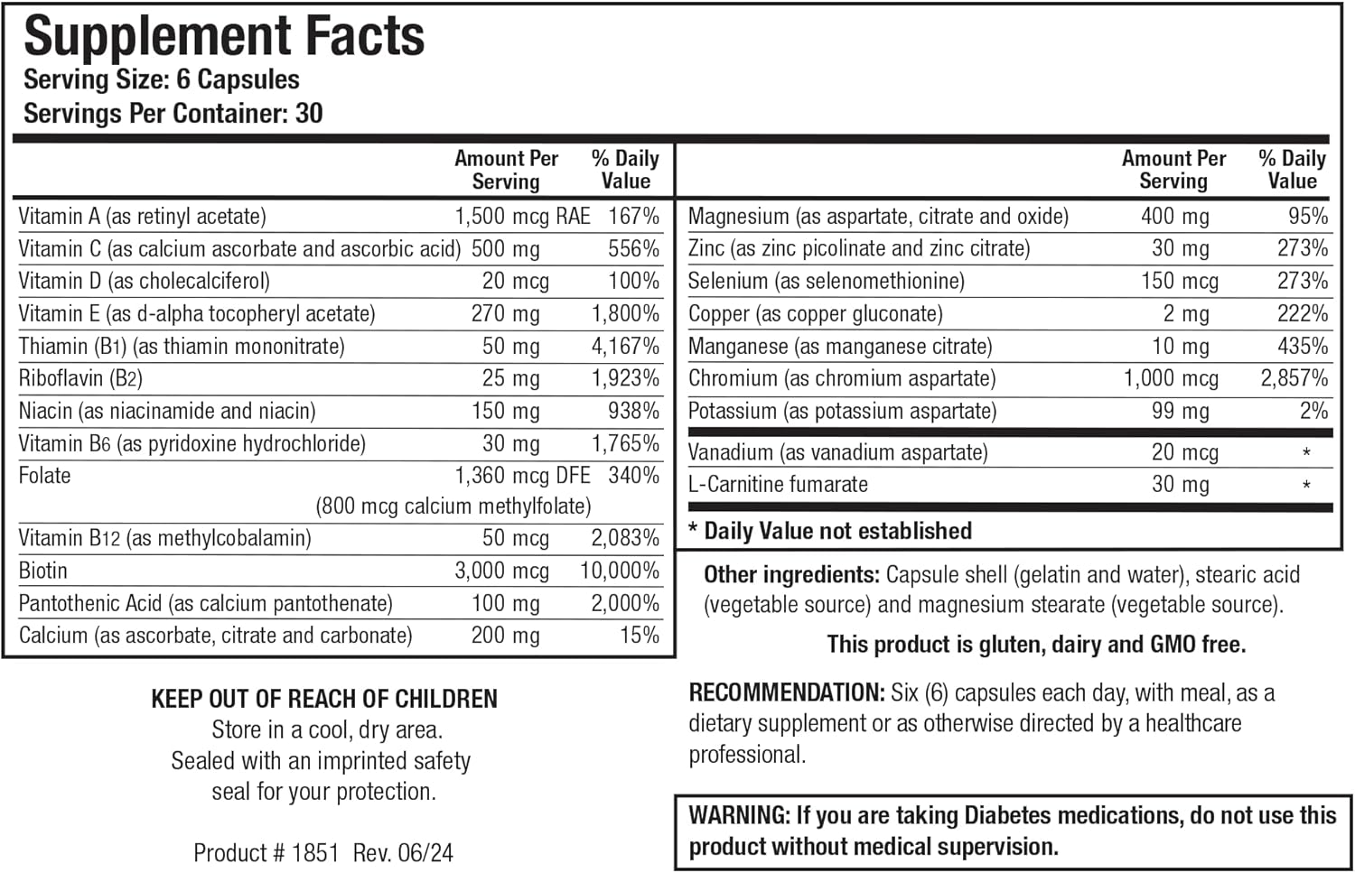 GlucoBalance® | Biotics Research® | 180 Capsules