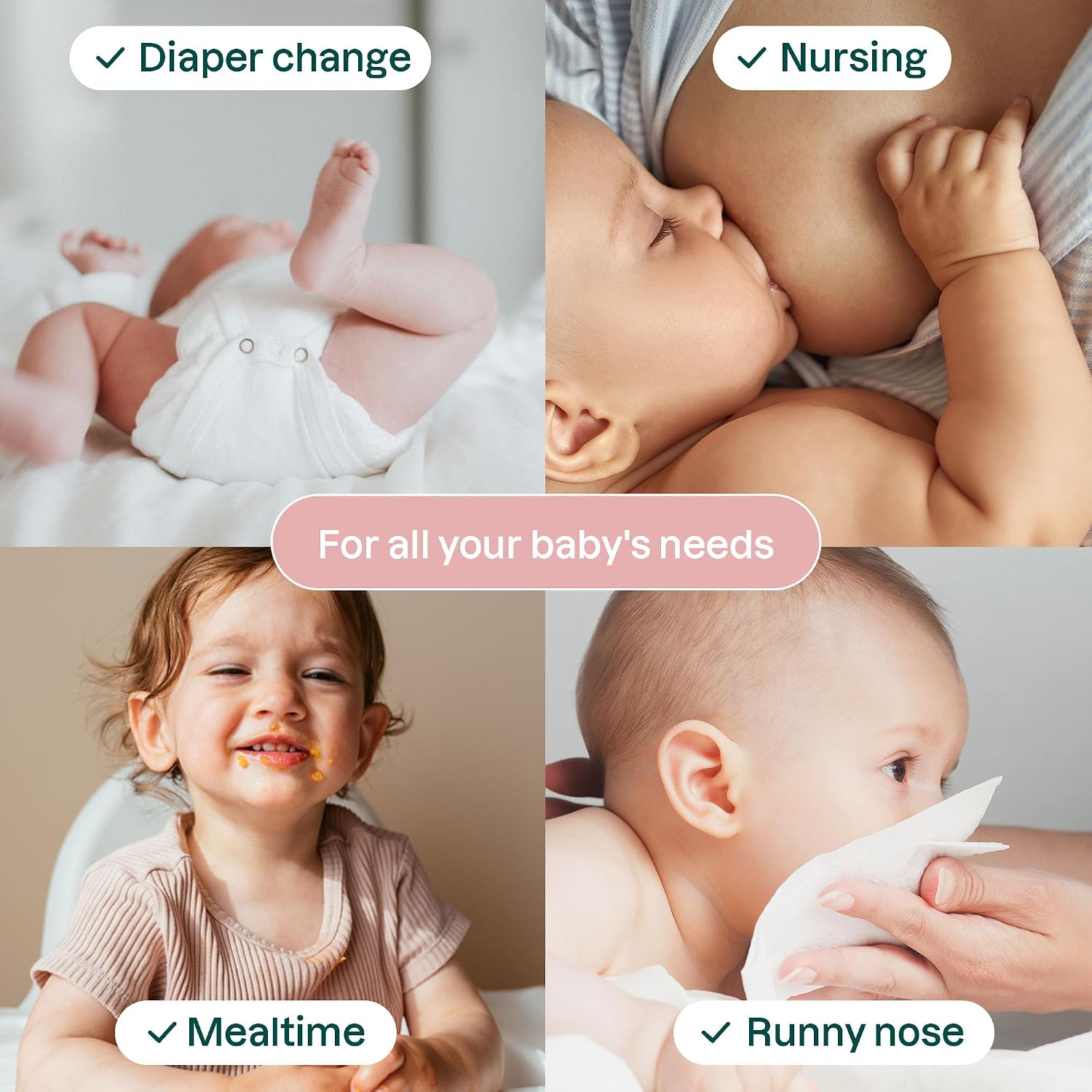 100% Biodegradable Baby Wipes | ATTITUDE® | 72 Count