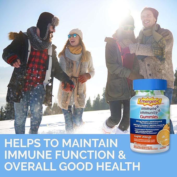 Immune Plus Super Orange | Emergen-C® | 45 Gummies