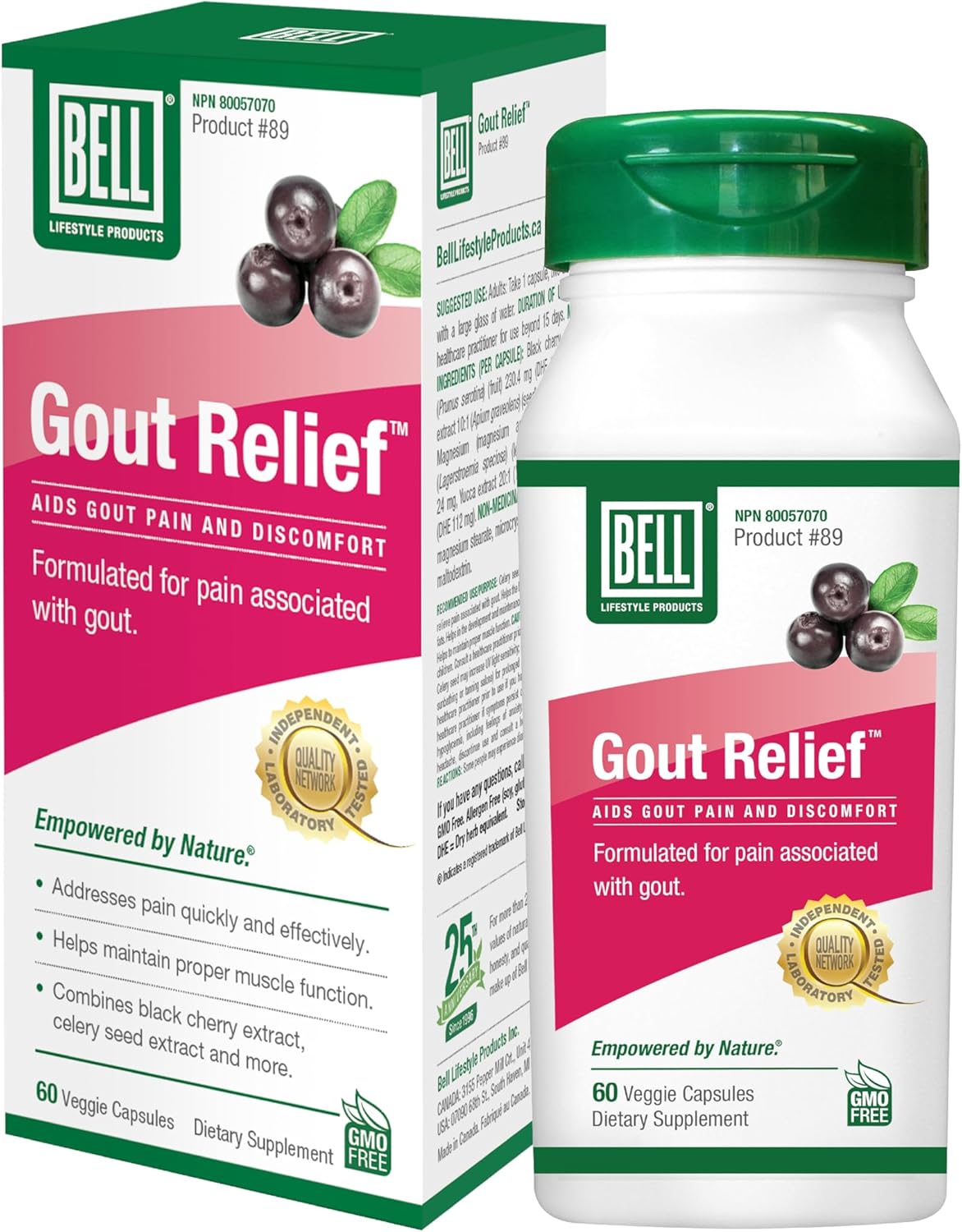 Gout Relief® | Bell® | 60 Capsules