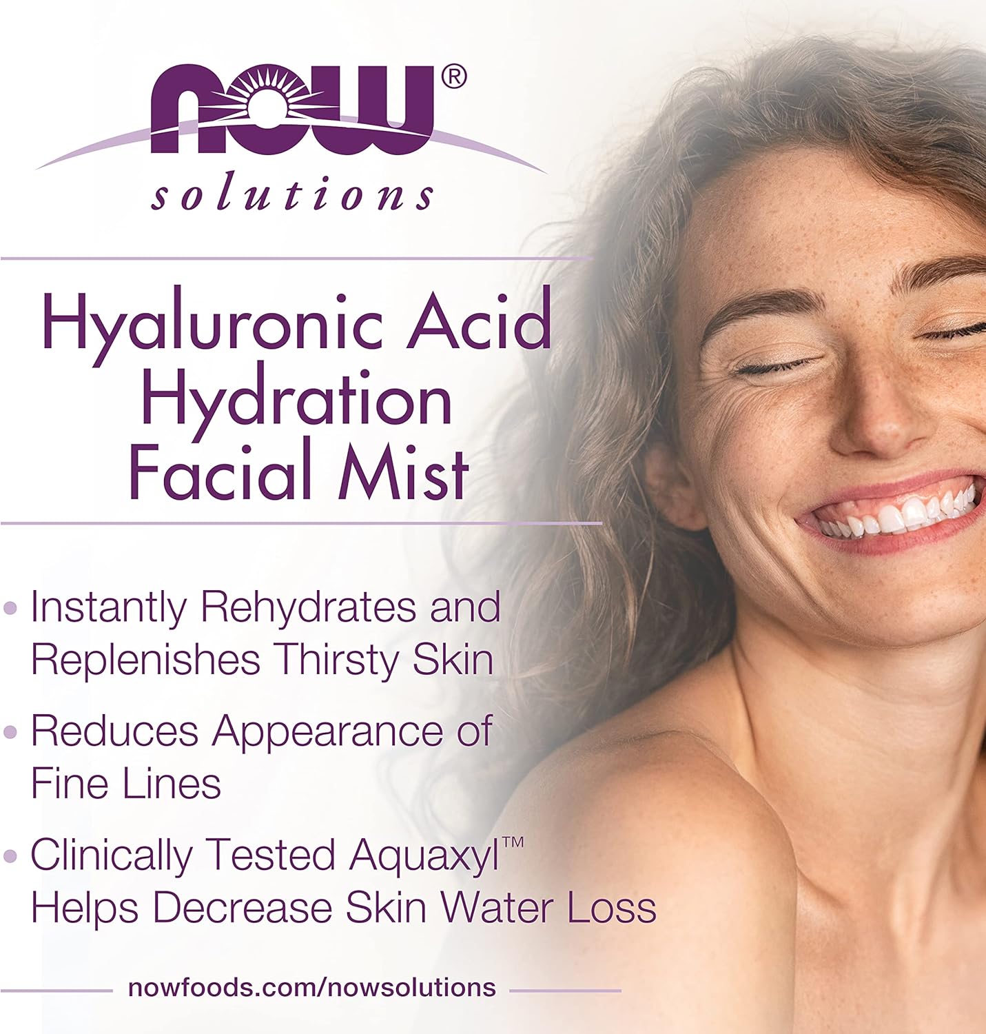 Hyaluronic Acid Hydration Facial Mist | NOW® | 118 mL
