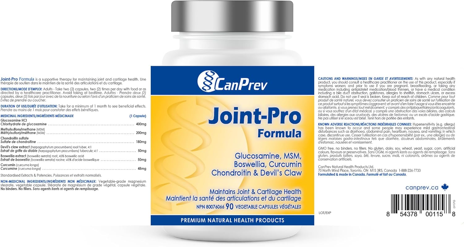 Joint-Pro Formula | CanPrev | 90 Veggie Capsules