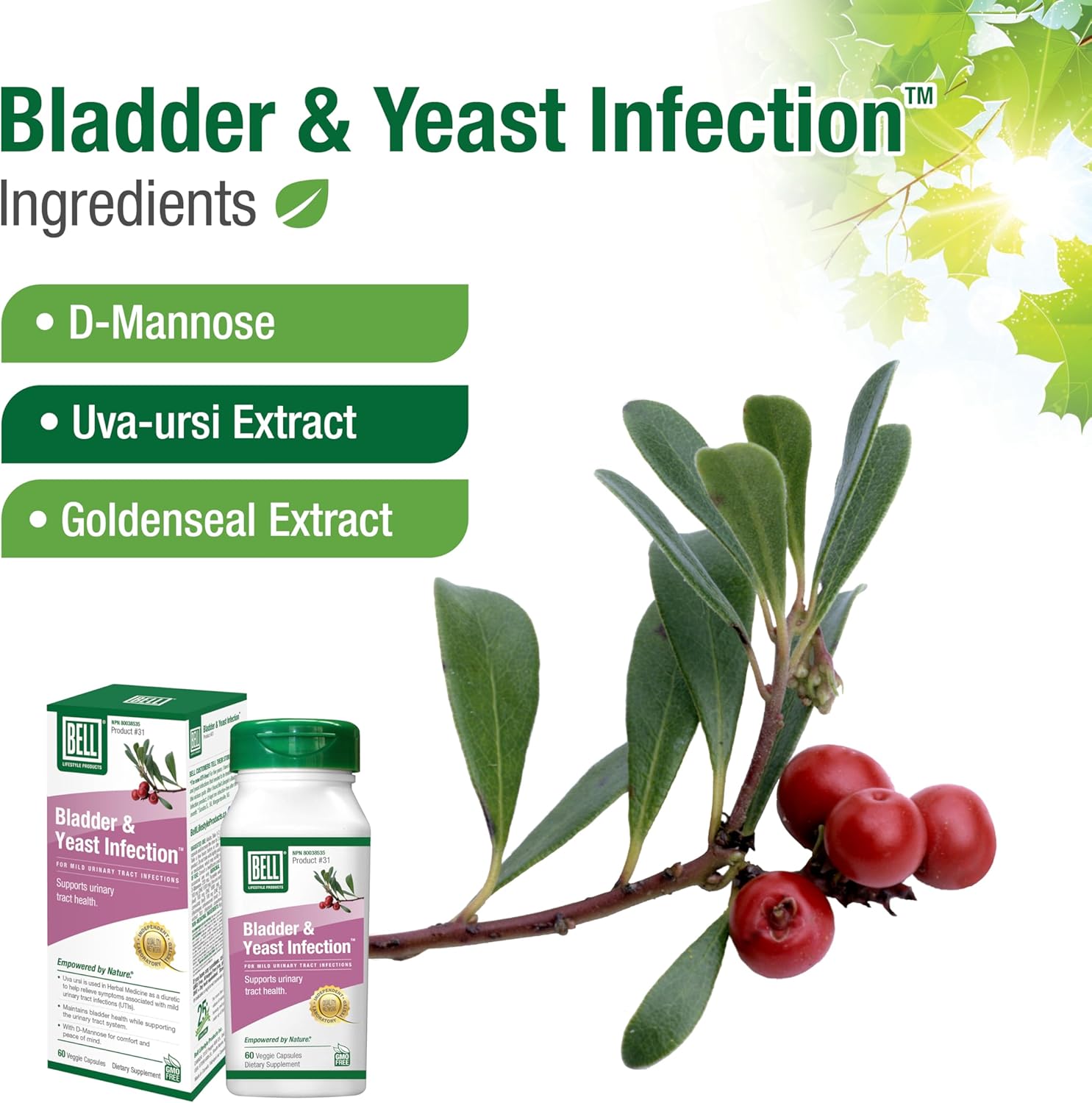 Bladder & Yeast Infection™ | Bell® | 60 Capsules