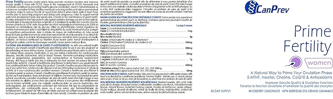 Prime Fertility | CanPrev | 276g Powder
